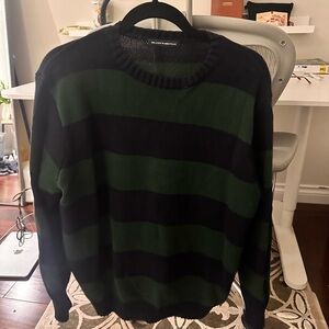 Brandy Melville Striped Sweater - Green and Blue
